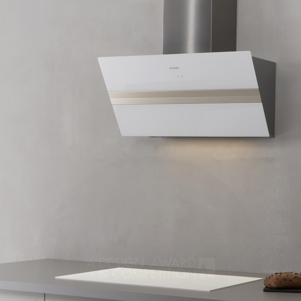 Bold Wall-Mounted Range Hood by Silverline Design Team Iron Home Appliances Design Award Winner 2019 