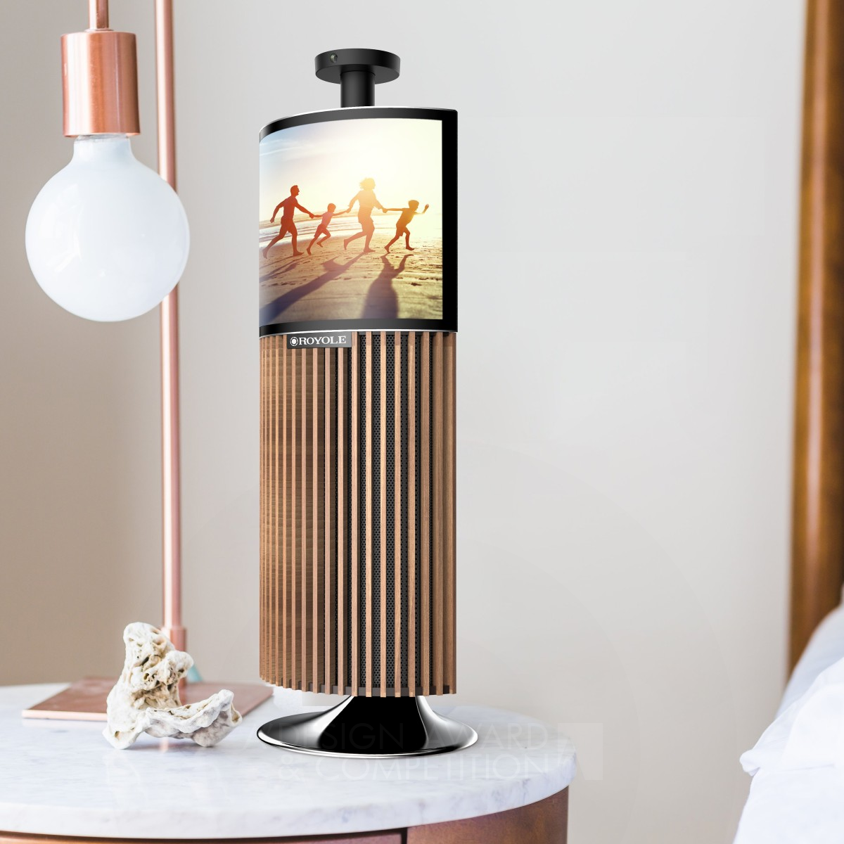 Elegant Smart Speaker by Royole Corporation Bronze Digital and Electronic Device Design Award Winner 2019 