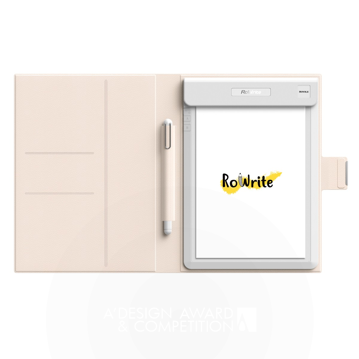 RoWrite Smart Writing Pad by Royole Corporation Silver Digital and Electronic Device Design Award Winner 2019 