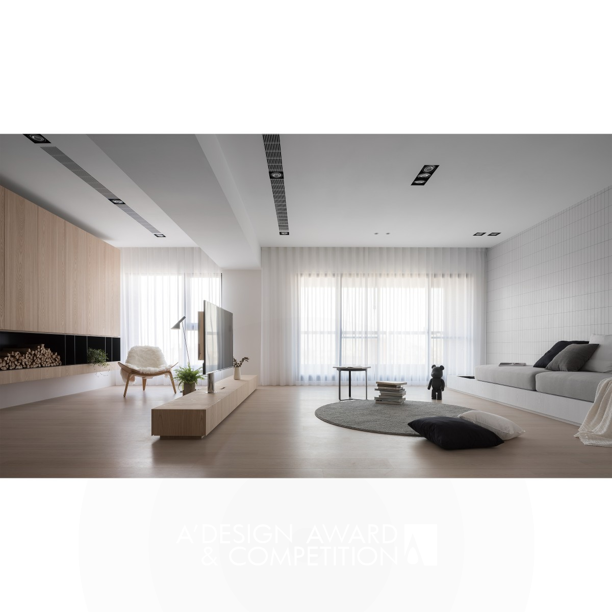 Connection Apartment Interior Design by Cheng Hsuan Huang Bronze Interior Space and Exhibition Design Award Winner 2019 