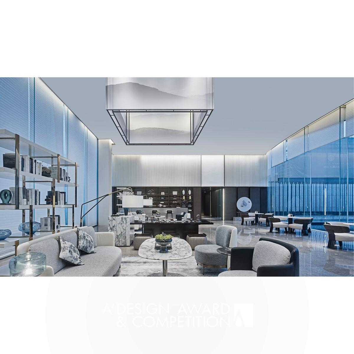 Dothink Jiuxi Elegant Mansion Sales Centre by G F D Silver Interior Space and Exhibition Design Award Winner 2019 