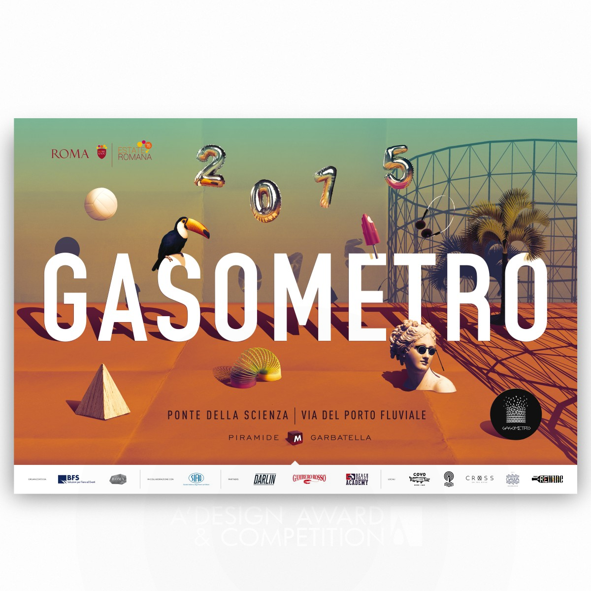 Gasometro 2015 Advertising by Alessandro De Marco Silver Advertising, Marketing and Communication Design Award Winner 2019 