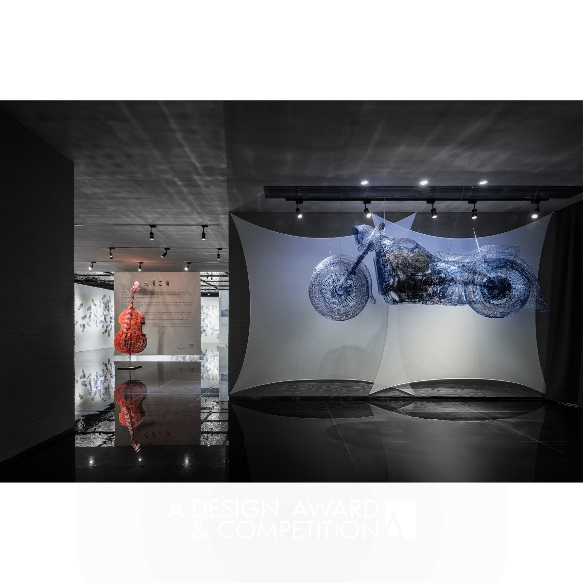 Figure Movement Art Exhibition by Xin Shi Wang Silver Interior Space and Exhibition Design Award Winner 2019 