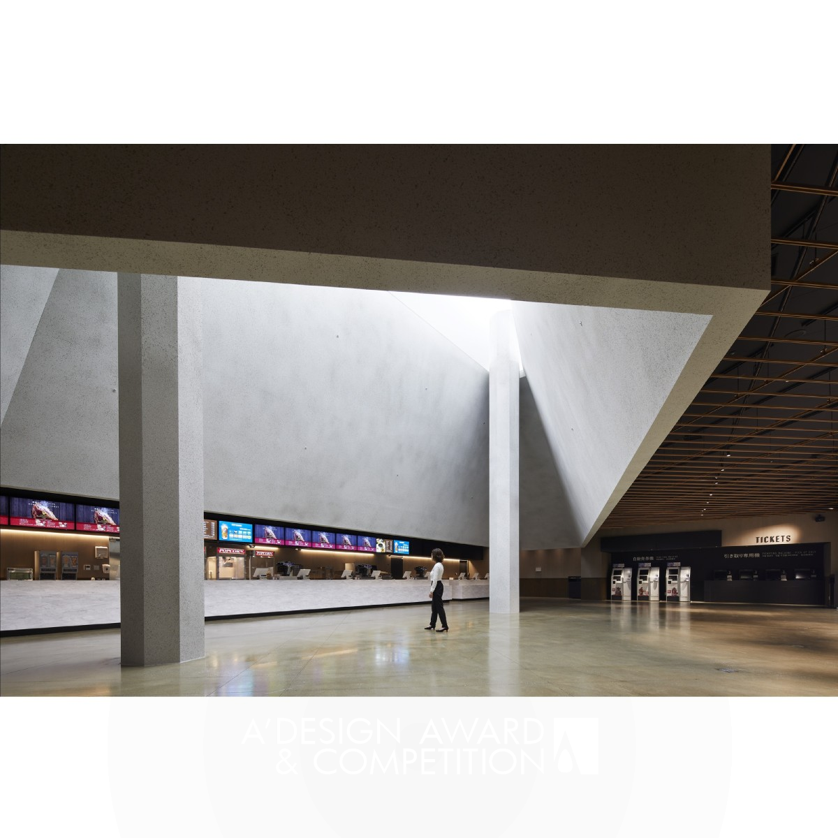 United Cinemas Fukuoka Momochi Cinema Complex by Kunihisa Akiyama Bronze Interior Space and Exhibition Design Award Winner 2019 