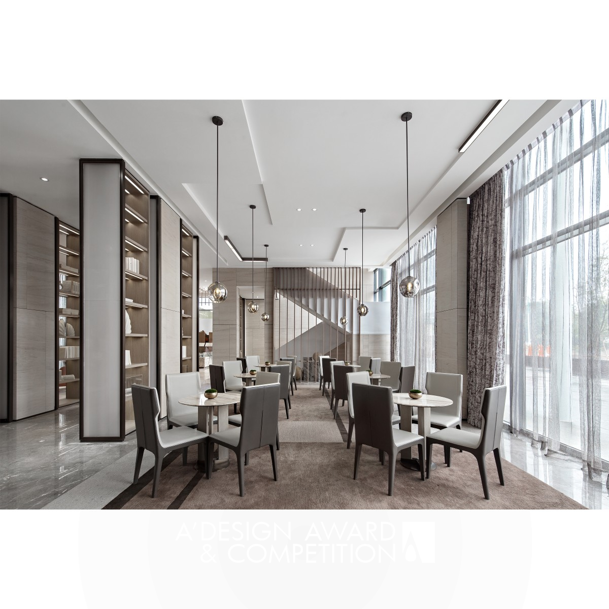 Gelin Mansion Sales Office by Yu Chao and Guanghui Zeng Silver Interior Space and Exhibition Design Award Winner 2019 