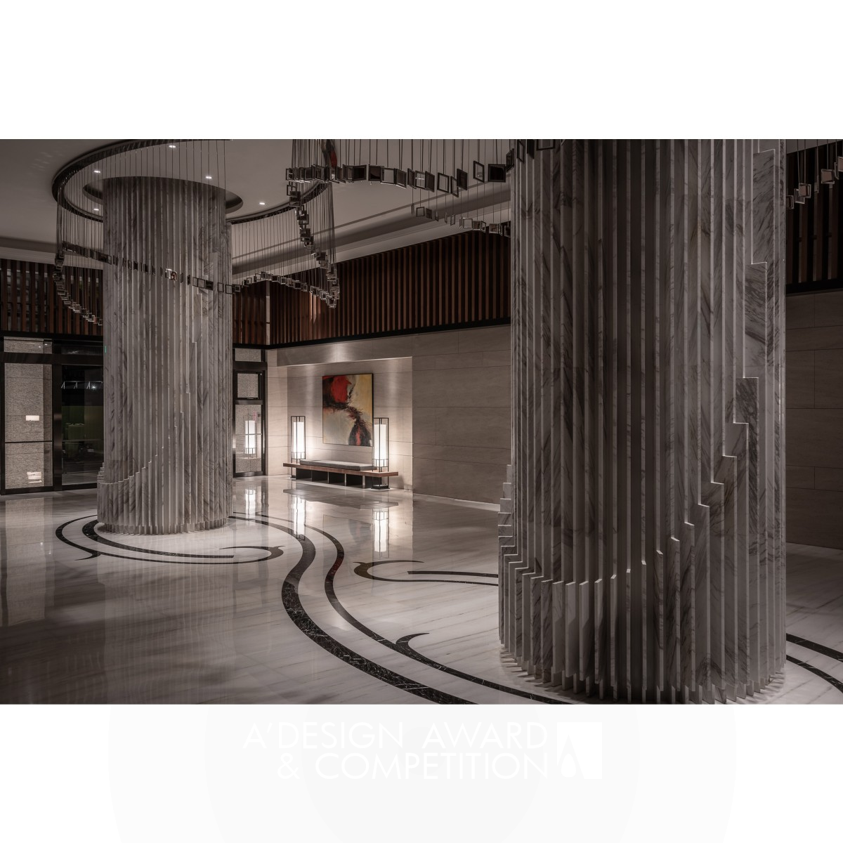 Sequence Rhythm Congregation Housing Lobby by Chin-Feng Wu and Chih-Sheng Fan Silver Interior Space and Exhibition Design Award Winner 2019 