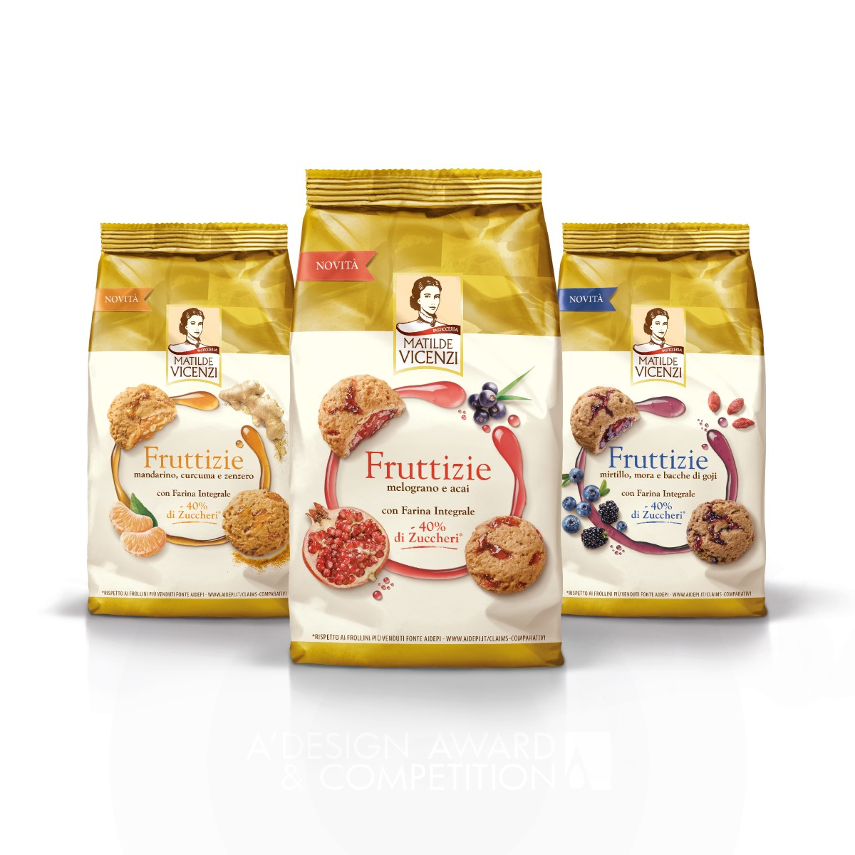 Matilde Vicenzi Fruttizie by Giulia De Andreis Bronze Packaging Design Award Winner 2019 