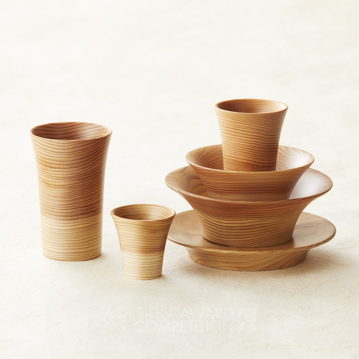 Kamiyama SHIZQ Project Wooden Tableware by Kiyoharu Hirose Golden Social Design Award Winner 2019 