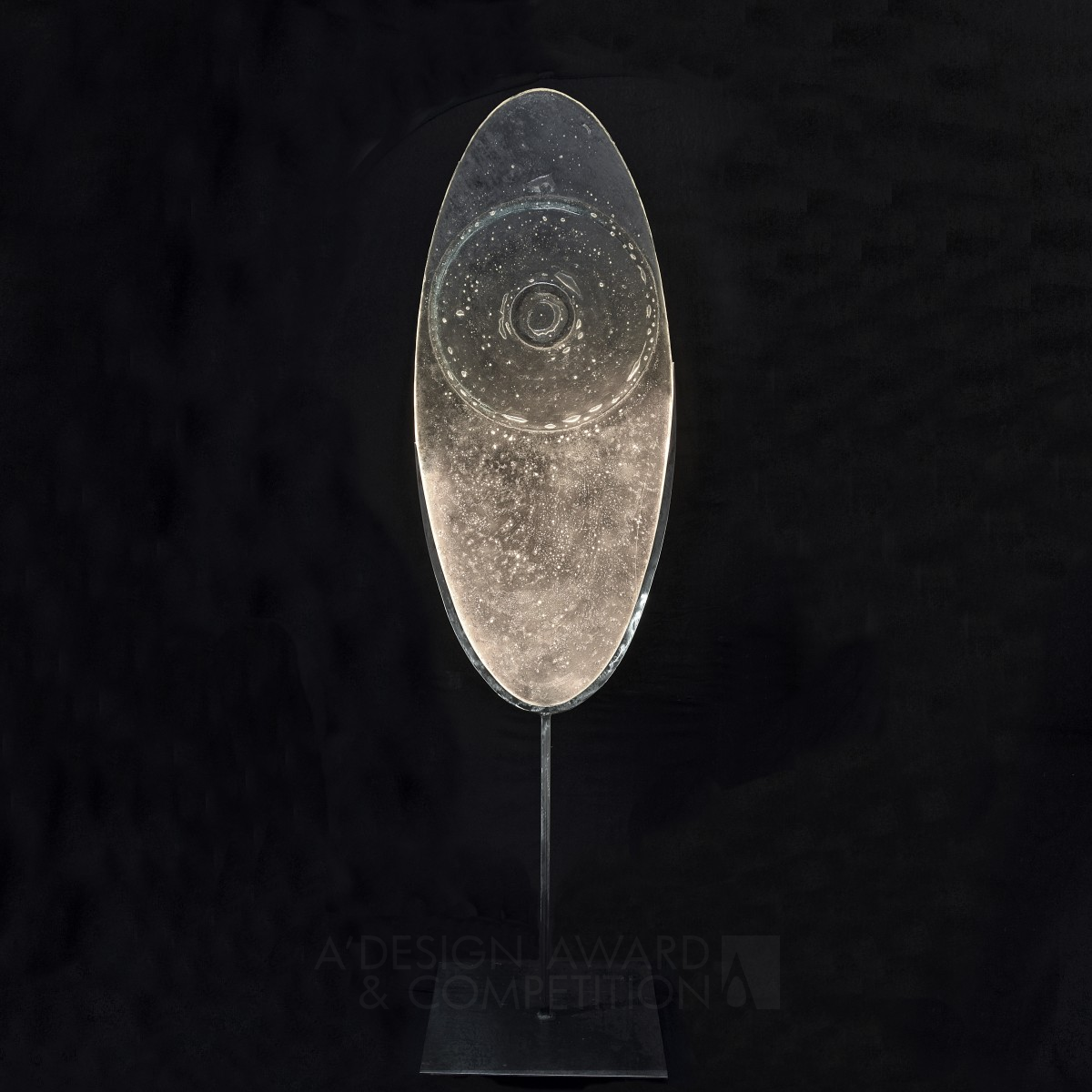 Lichtglas Lamp Sculpture by Florian Lechner Silver Fine Arts and Art Installation Design Award Winner 2019 