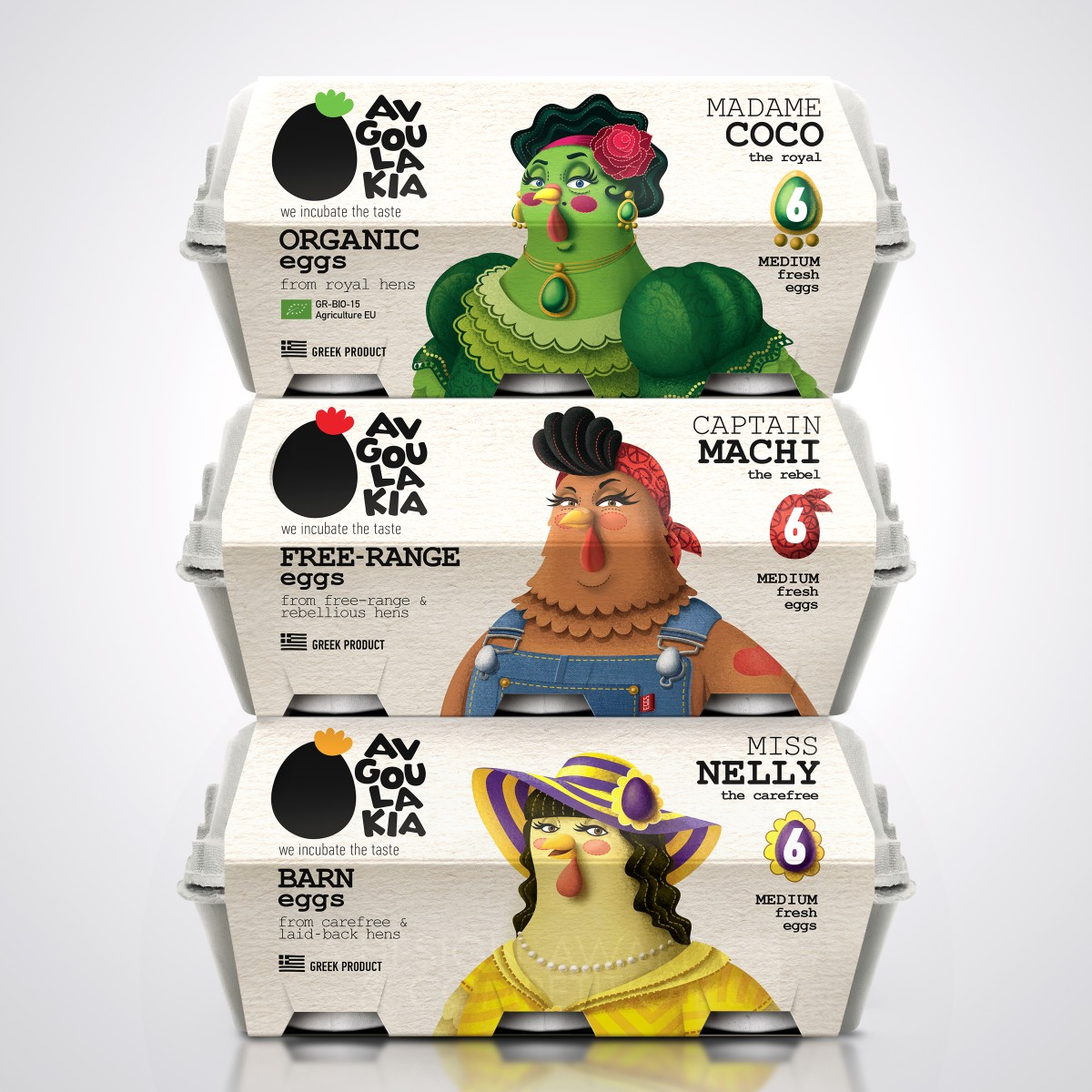 Avgoulakia Eggs Packaging by Antonia Skaraki Golden Packaging Design Award Winner 2019 