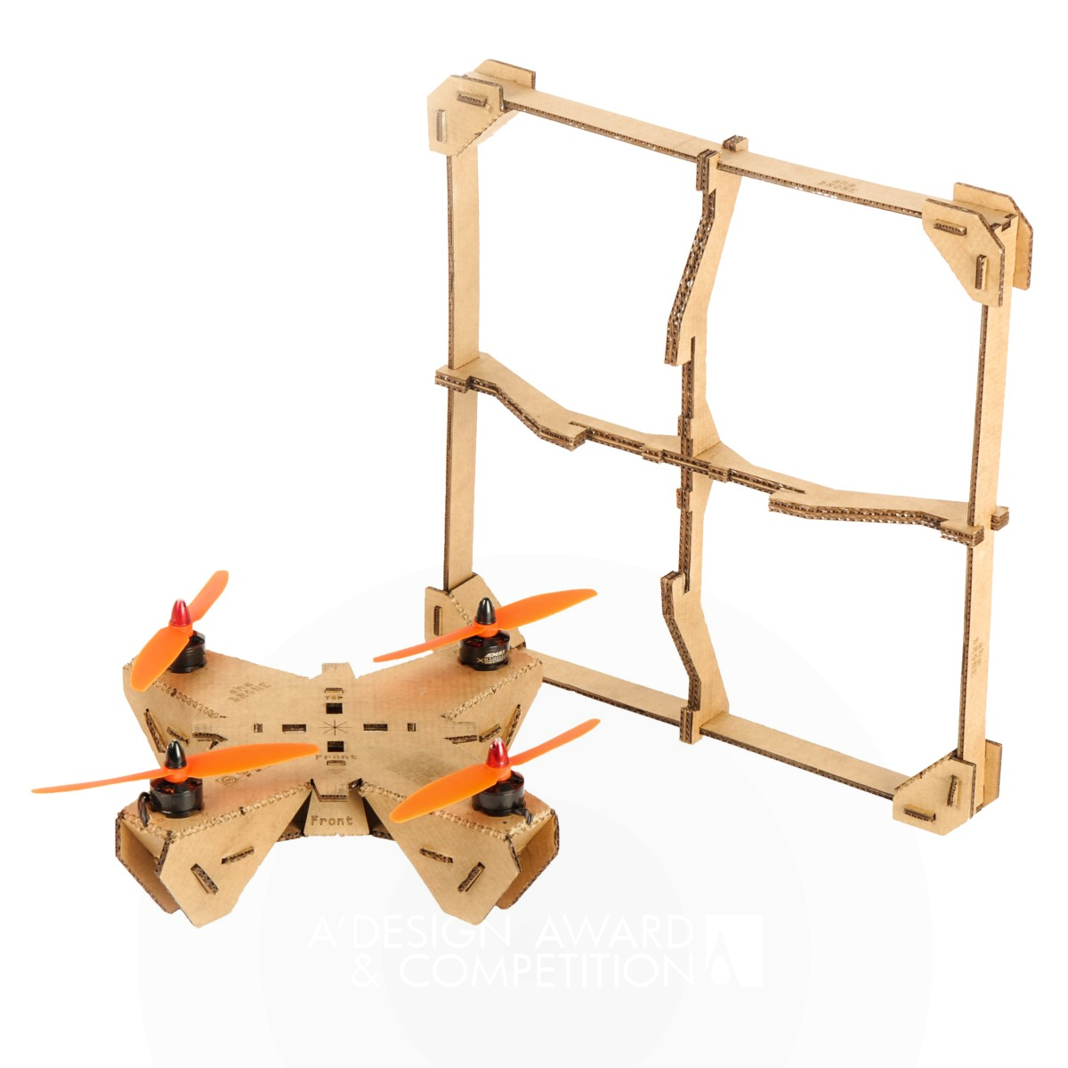 ahaDRONE Kit Cardboard Drone by Srinivasulu Reddy Bronze Toys, Games and Hobby Products Design Award Winner 2019 