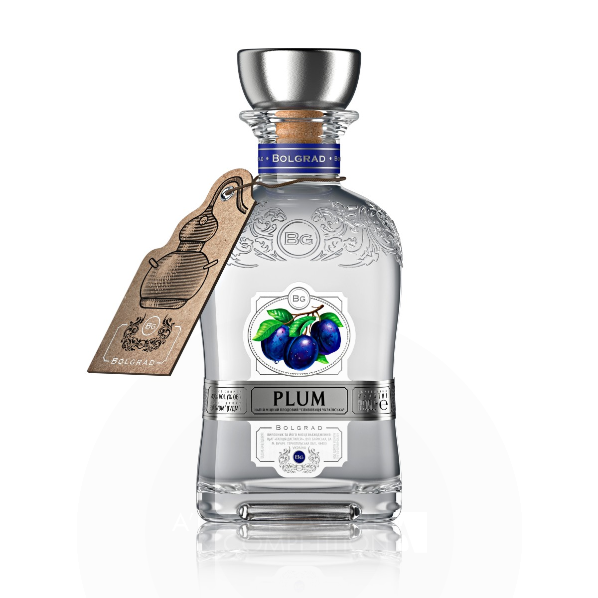 Bolgrad Fruit Distillates Distillates Label by Valerii Sumilov Silver Packaging Design Award Winner 2019 