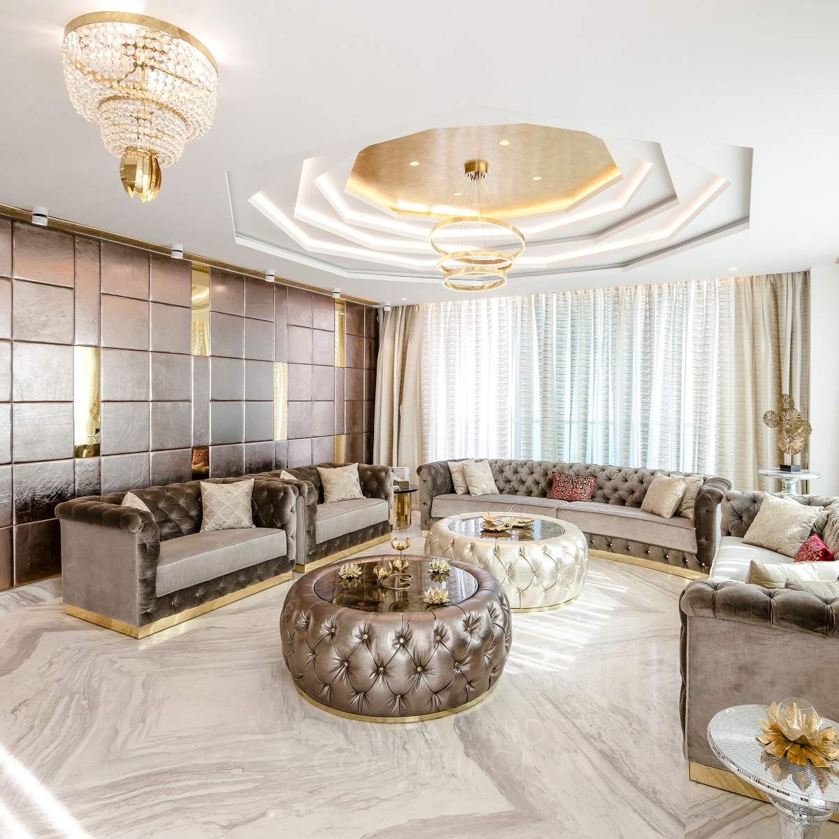 Fazlani Residence Residential Apartment by Priyanka Puri Bronze Interior Space and Exhibition Design Award Winner 2019 