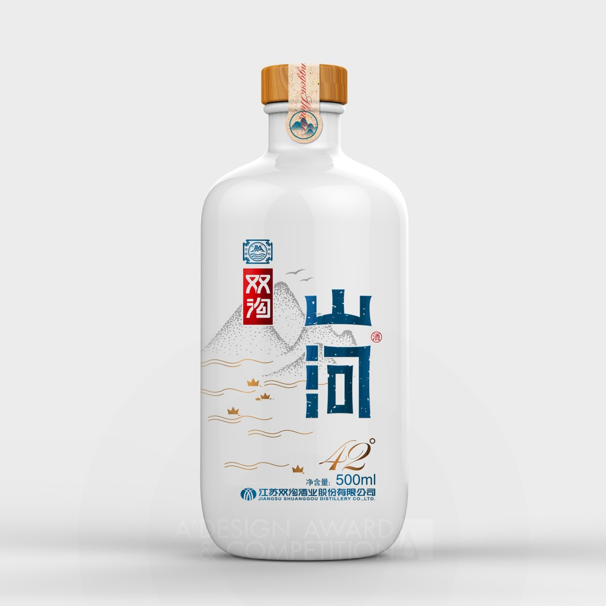 Shuanggou Sunvo Liquor by Guo Xu Bronze Packaging Design Award Winner 2019 