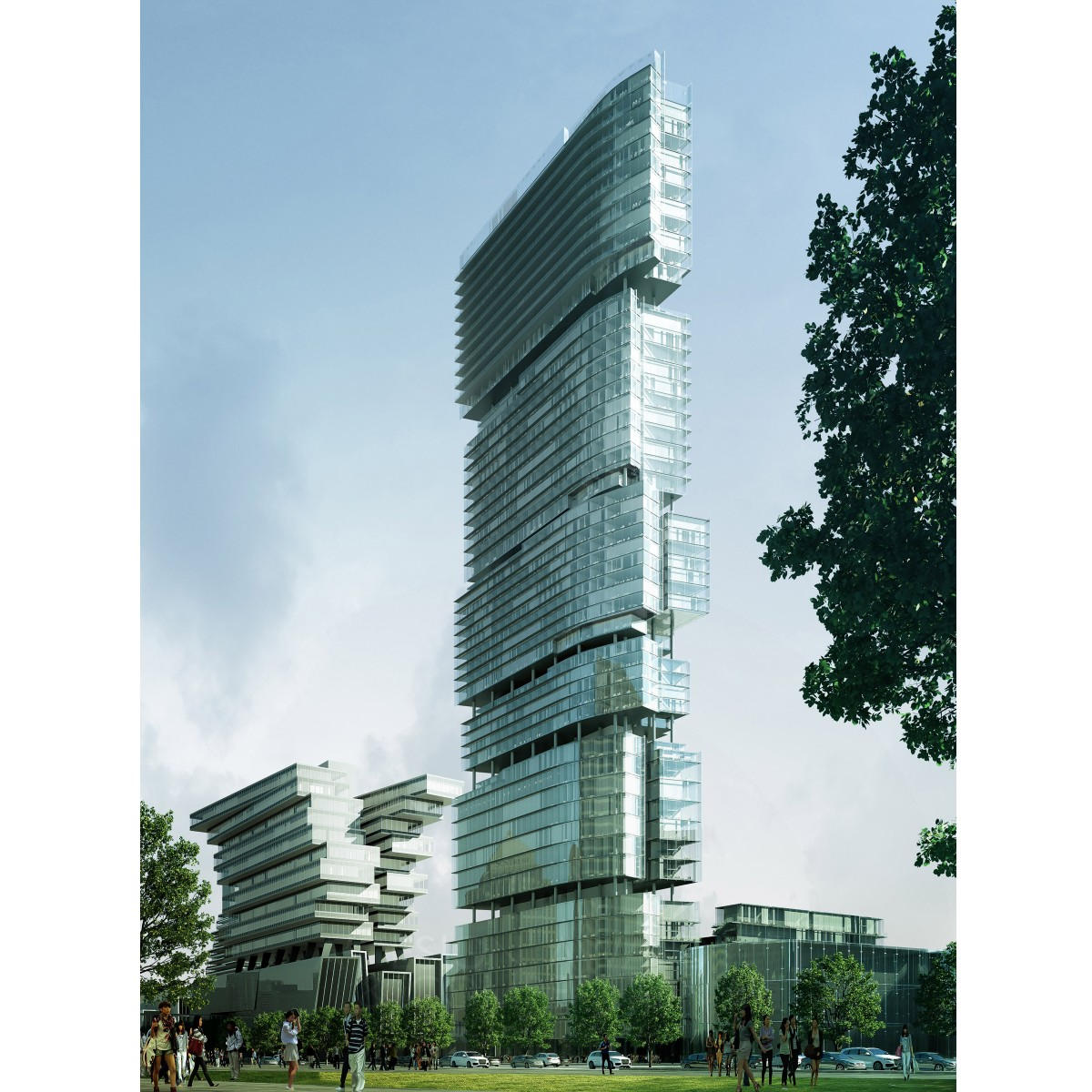 Pazhou Vanke Building Mixed Use by Andrew Bromberg - Aedas Silver Architecture, Building and Structure Design Award Winner 2019 