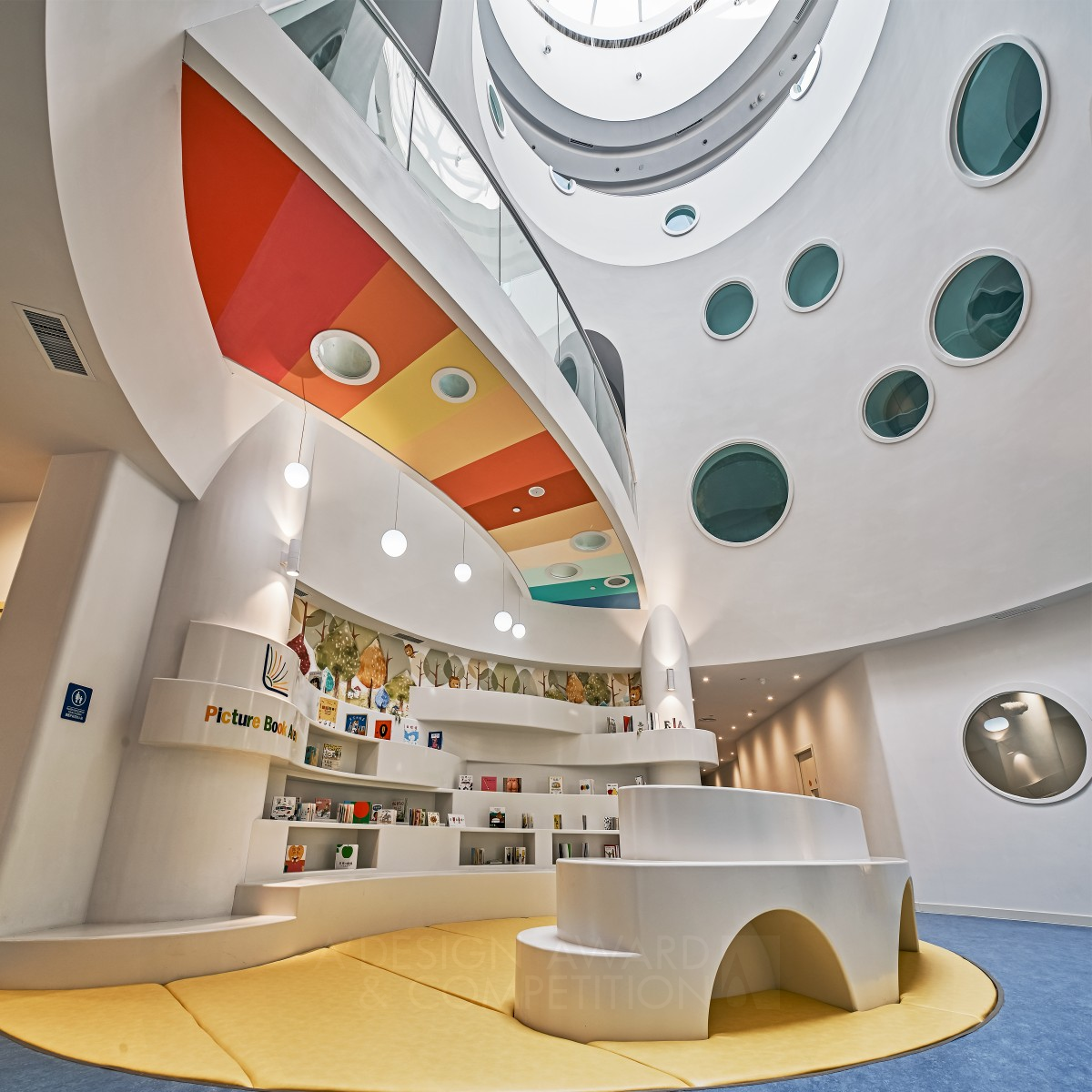 Rongqiao Kindergarten Kindergarten by MAS inc. Silver Interior Space and Exhibition Design Award Winner 2019 