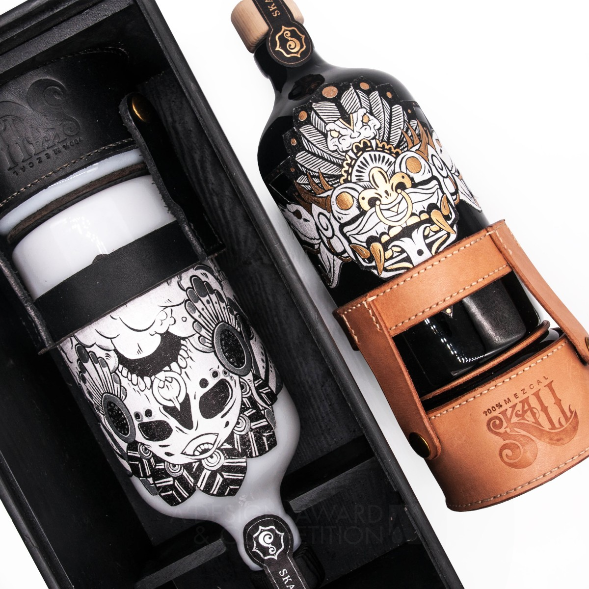 Skall Mezcal Alcoholic Beverage by Melissa Xiao Xue Han Ruiz Silver Packaging Design Award Winner 2019 