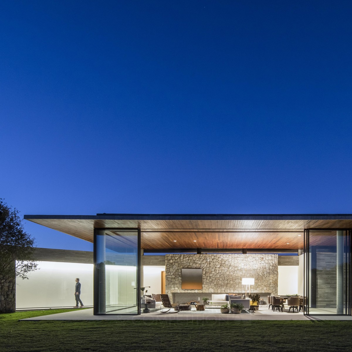 Stone House Residential by Hueb Ferreira Golden Architecture, Building and Structure Design Award Winner 2019 