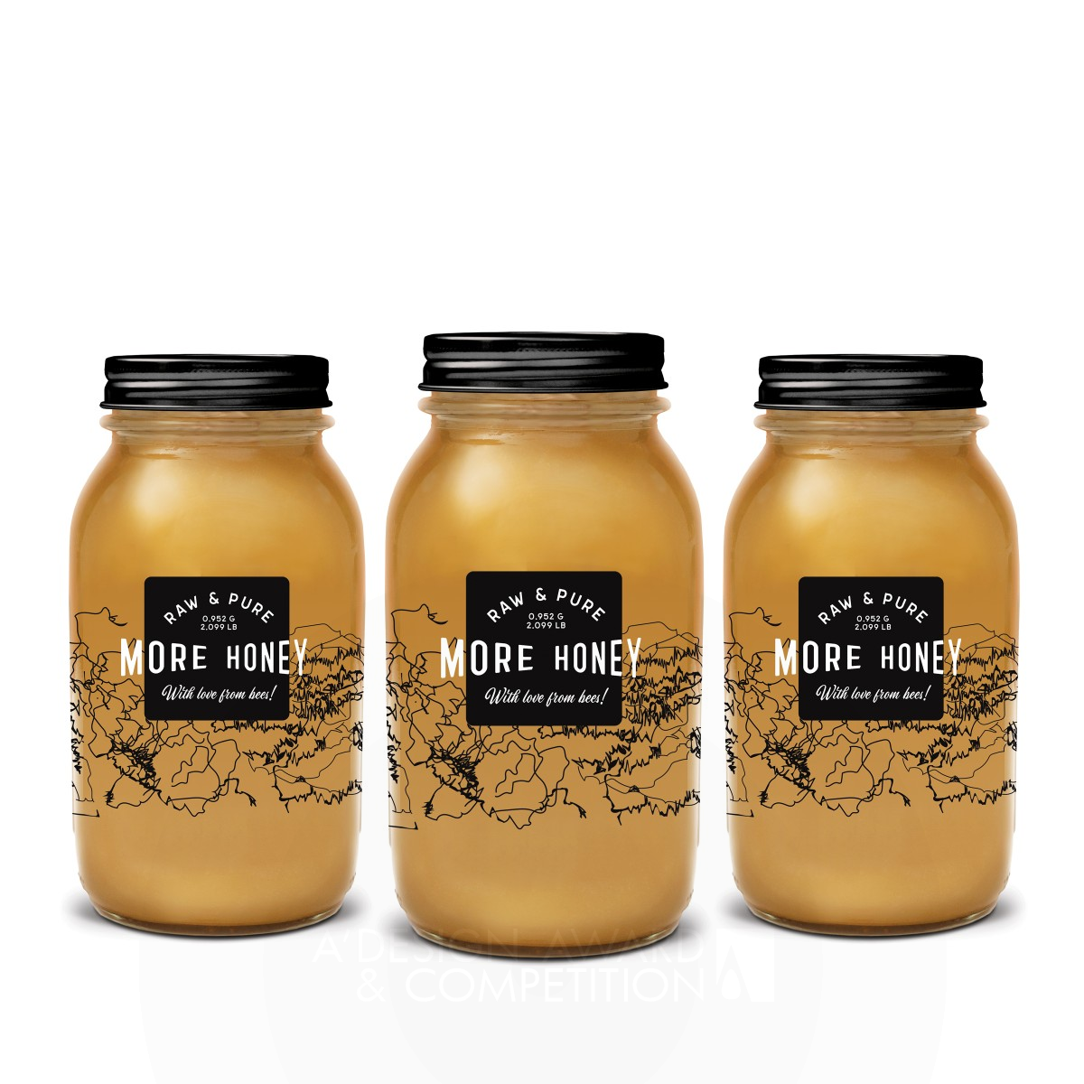 More Honey Packaging Design by Salvita Bingelyte Iron Packaging Design Award Winner 2019 