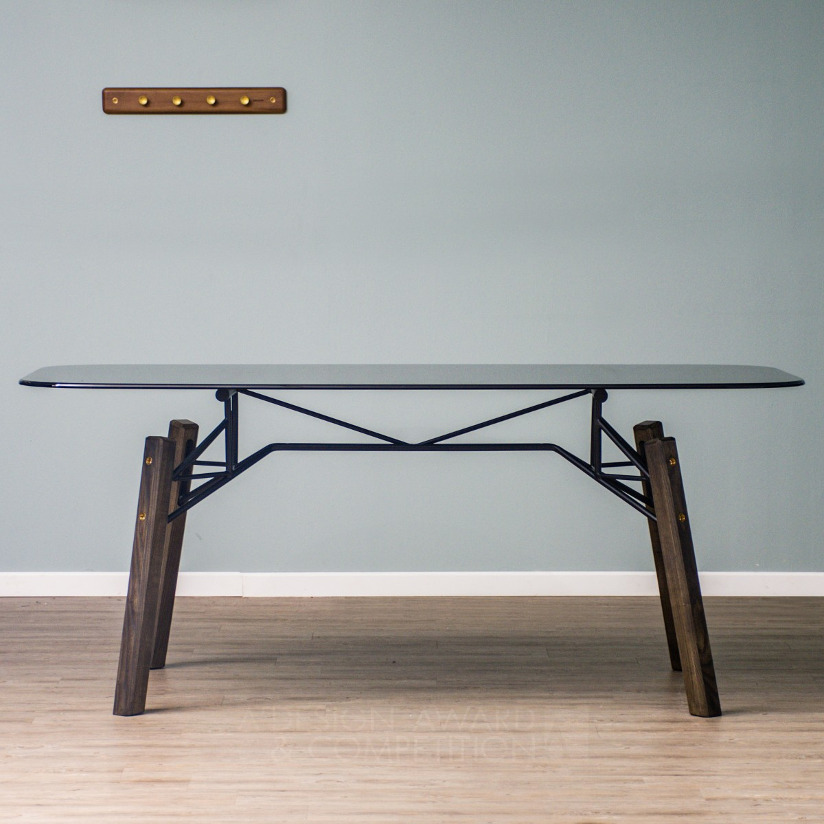 Hangar Dining Table by Amos Goh Bronze Furniture Design Award Winner 2019 