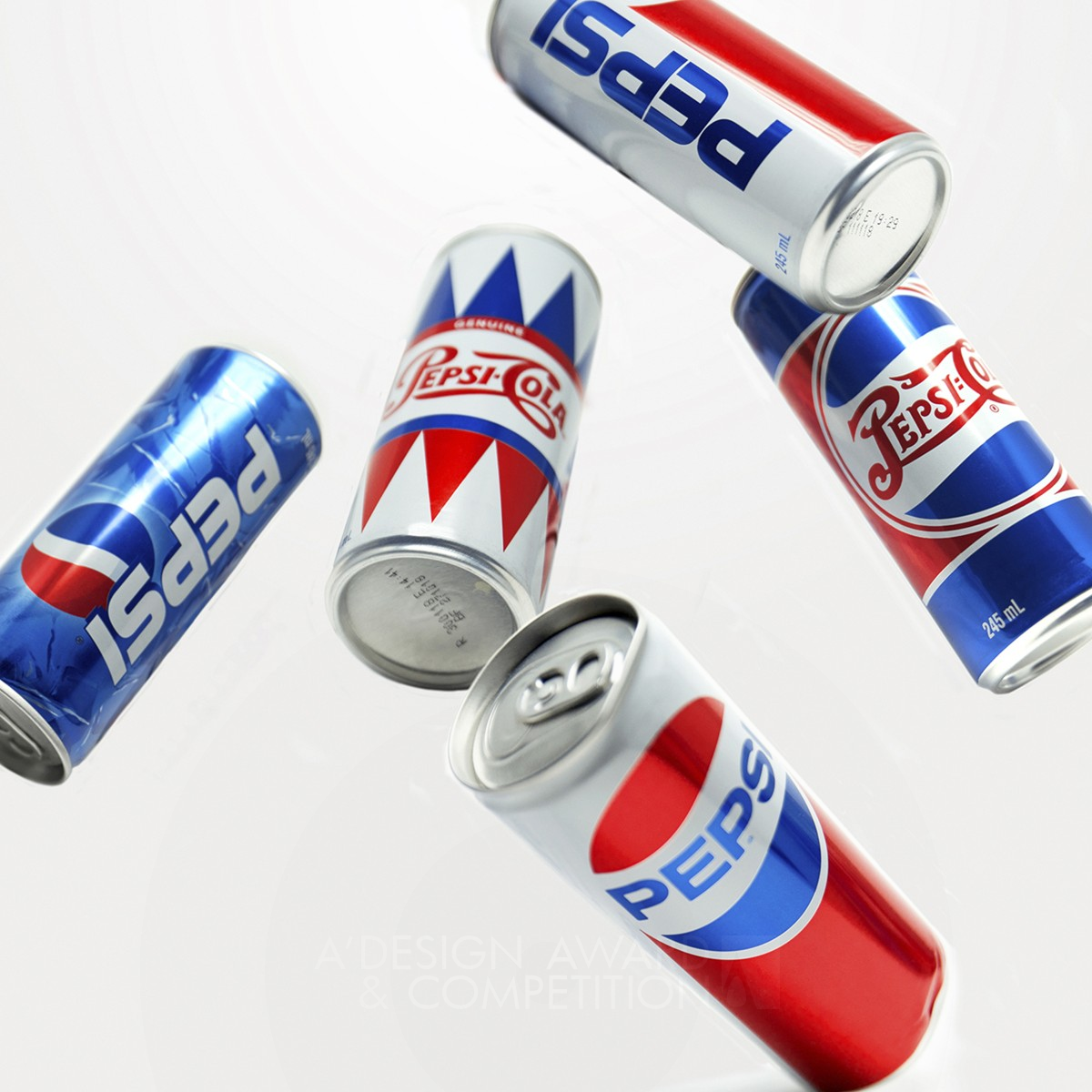 Pepsi Generations Beverage Packaging by PepsiCo Design & Innovation Platinum Packaging Design Award Winner 2019 