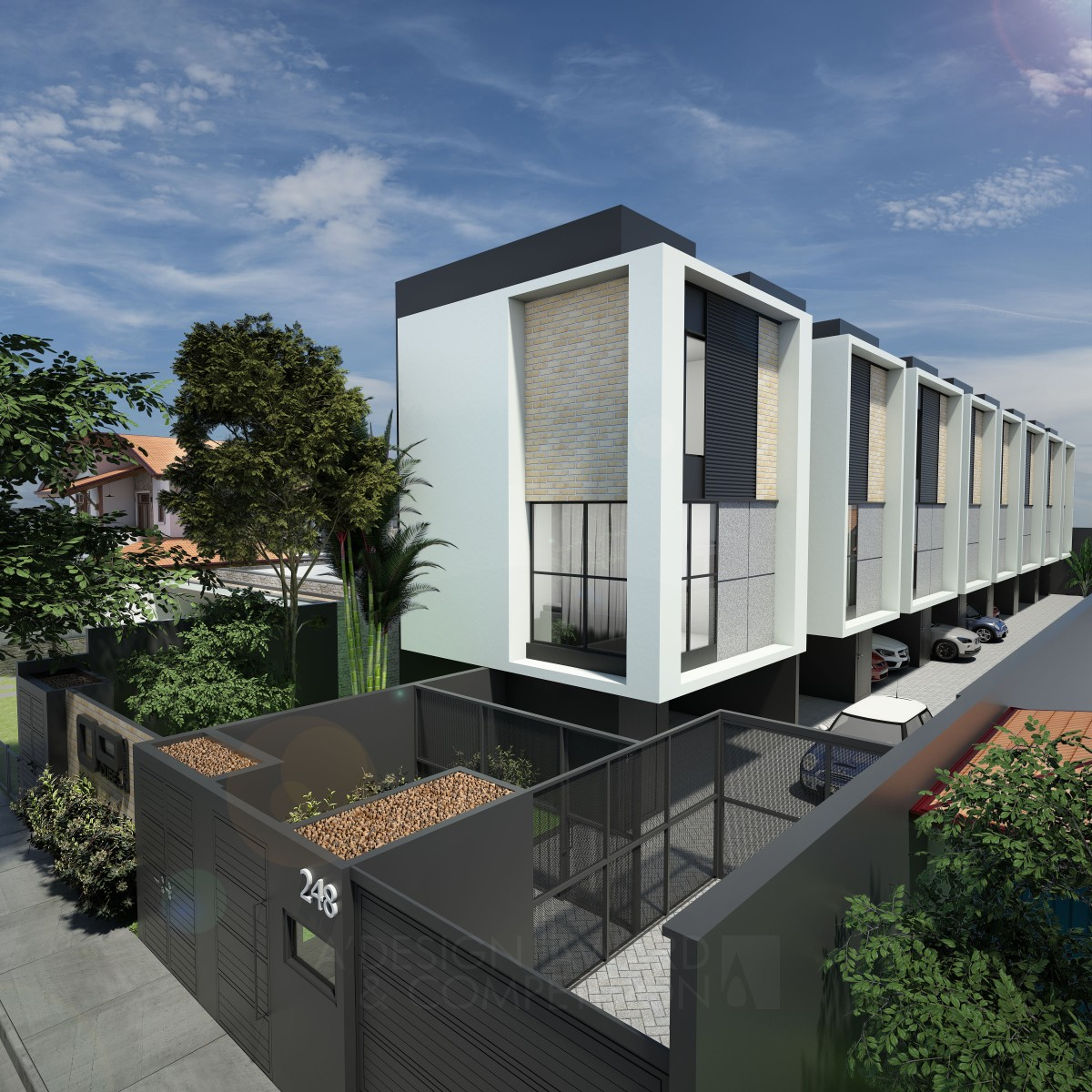 CUBE Project Townhouses by Beto Magalhaes Iron Architecture, Building and Structure Design Award Winner 2019 