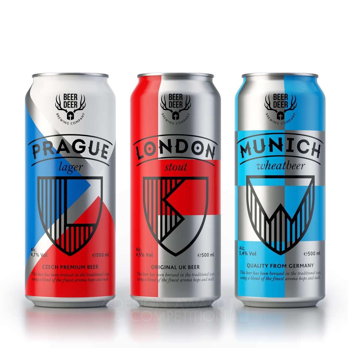 Beer Deer Packaging Concept by Dmitry Kultygin Bronze Packaging Design Award Winner 2019 