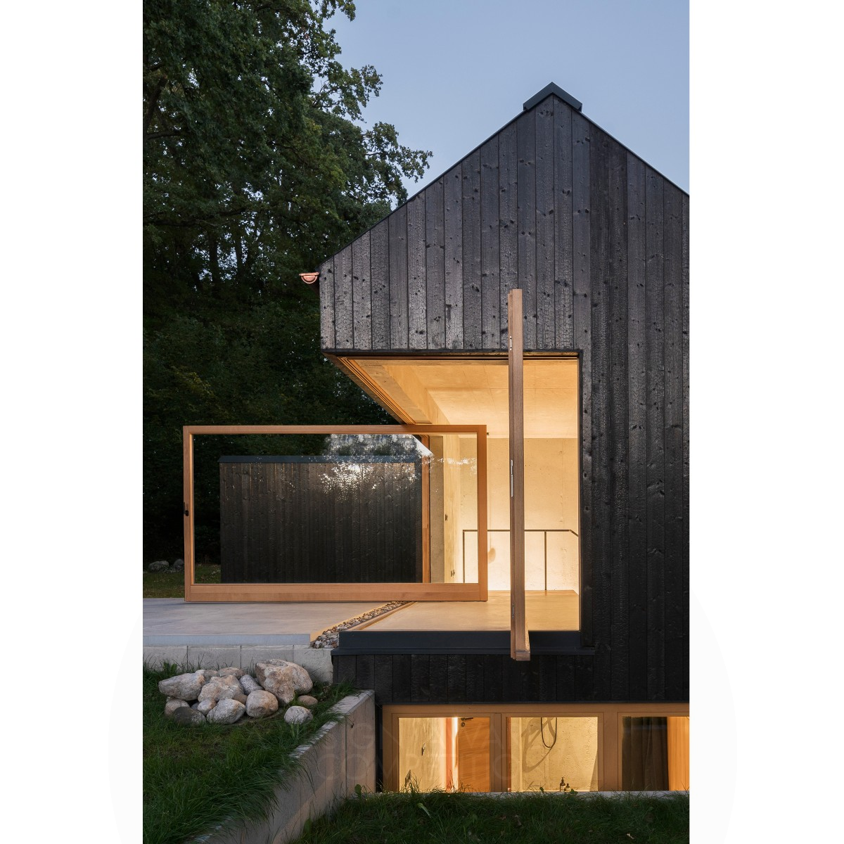 The Black House Housing by Buero Wagner Golden Architecture, Building and Structure Design Award Winner 2019 