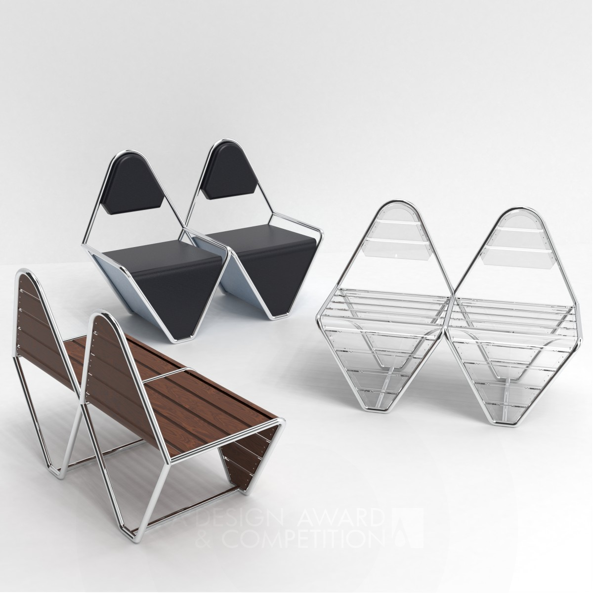 Armonia Chair Collection by Alejandra Segura Narino Iron Furniture Design Award Winner 2019 