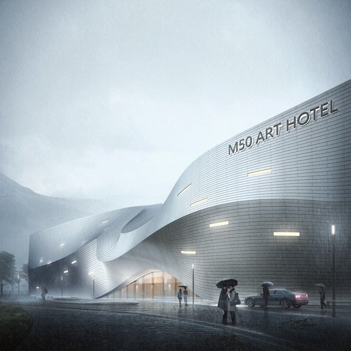 M50 Art Hotel Art Hotel by Yun LU - MUDA-Architects Silver Architecture, Building and Structure Design Award Winner 2019 