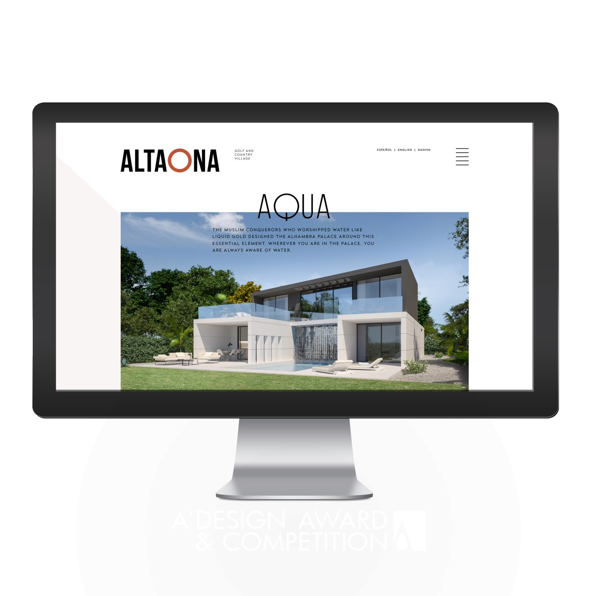 Altaona Golf & Country Village Website by Estudio Maba Iron Website and Web Design Award Winner 2019 