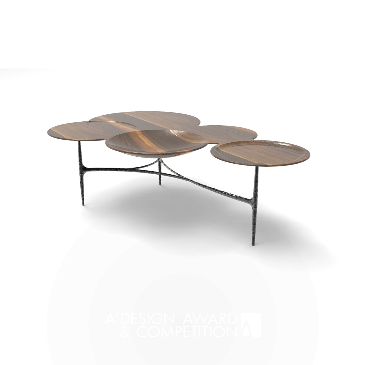 Bubbles Cocktail Table by D-S Lab Bronze Furniture Design Award Winner 2019 