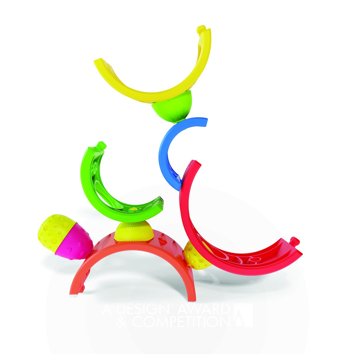 Lalaboom Rainbow Educational Toy by Fabien Fontaine Iron Toys, Games and Hobby Products Design Award Winner 2019 