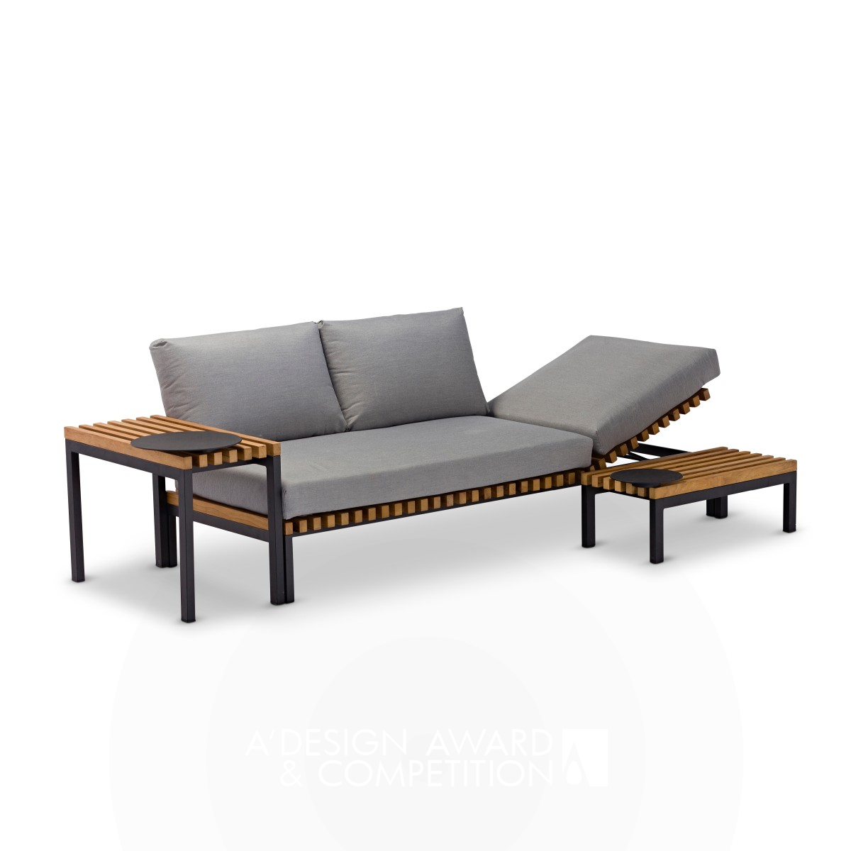 Fields Outdoor Sunlounger and Sofa by Robin Delaere Silver Furniture Design Award Winner 2020 