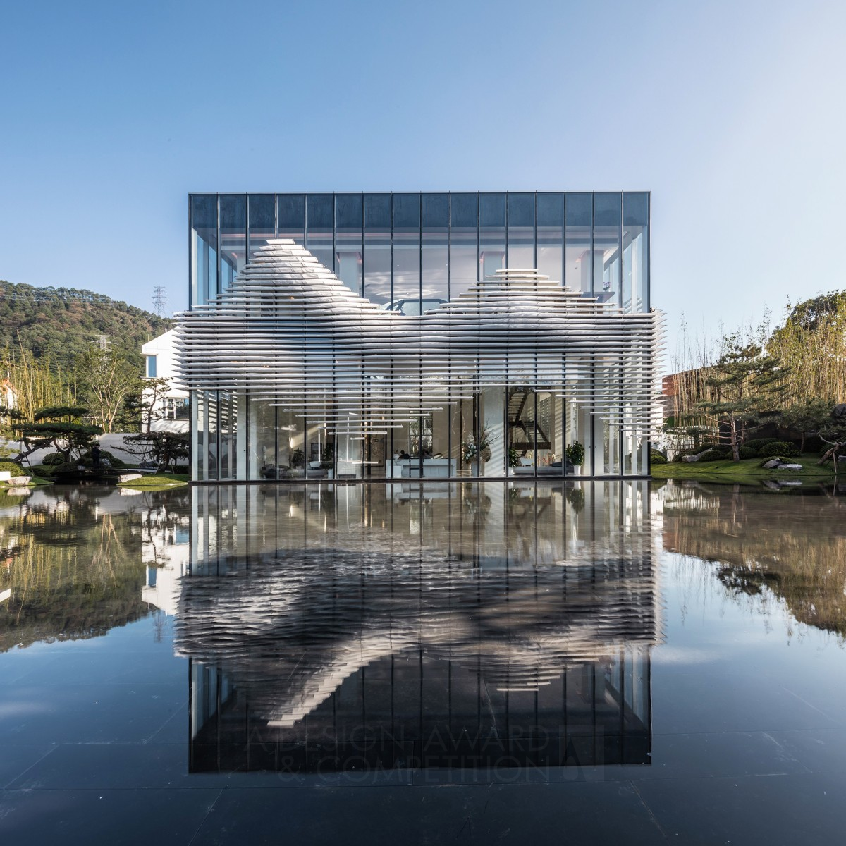 Shanxiao Sales Pavilion Sales Office by Larry Wen Golden Architecture, Building and Structure Design Award Winner 2020 