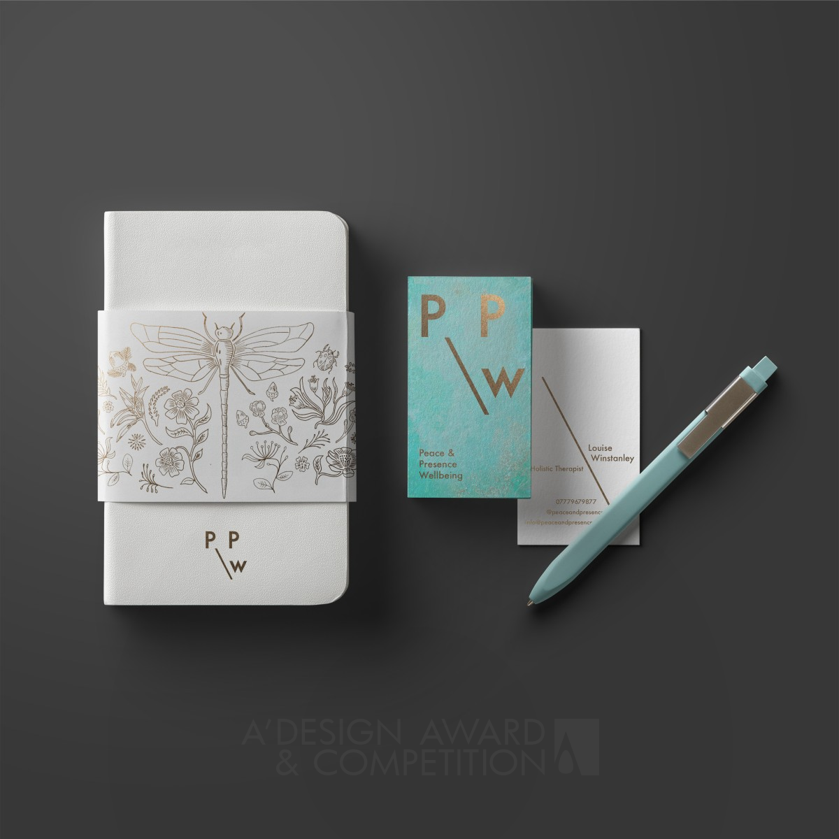 Peace and Presence Well-Being Branding by Lisa Winstanley Silver Graphics, Illustration and Visual Communication Design Award Winner 2020 