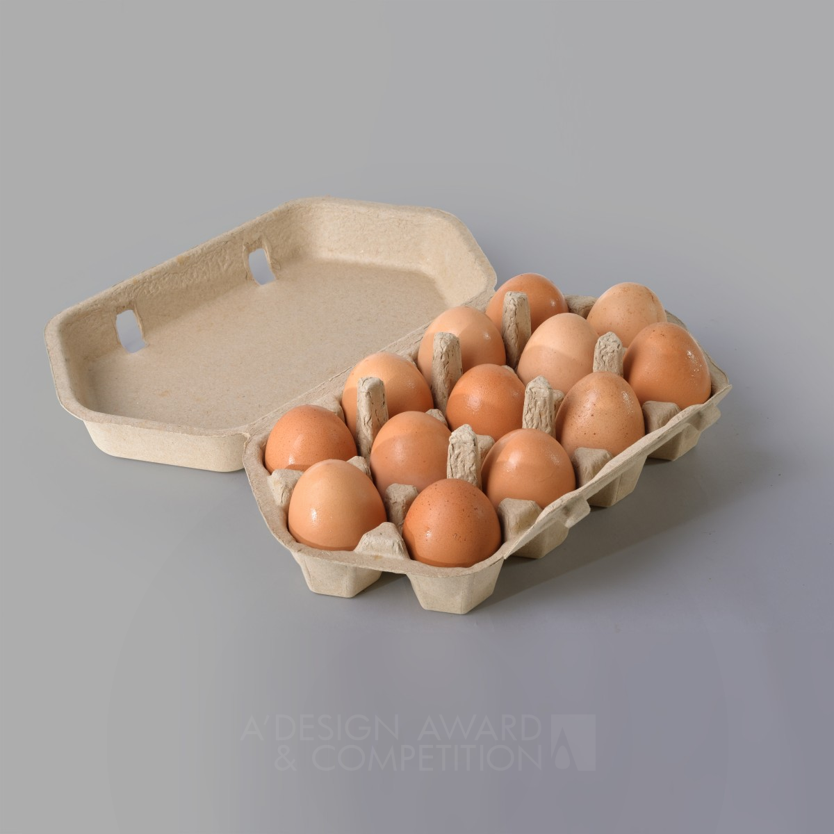 Bakers Dozen Egg Carton 13 Pack Egg Carton by Randy Ludacer Silver Packaging Design Award Winner 2020 