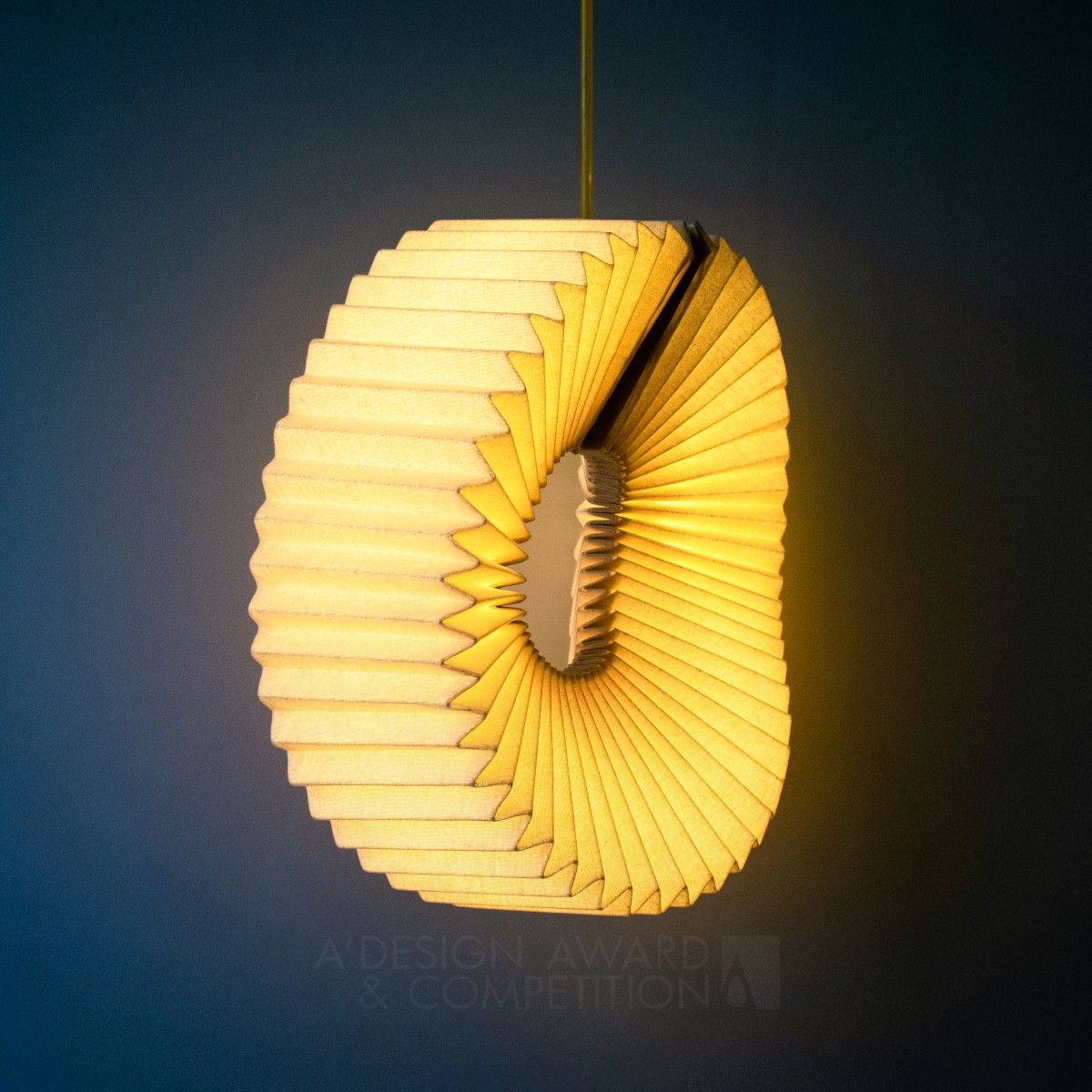 Mobius Pendant Lamp Pendant Lamp by Nhi Ton Bronze Lighting Products and Fixtures Design Award Winner 2020 