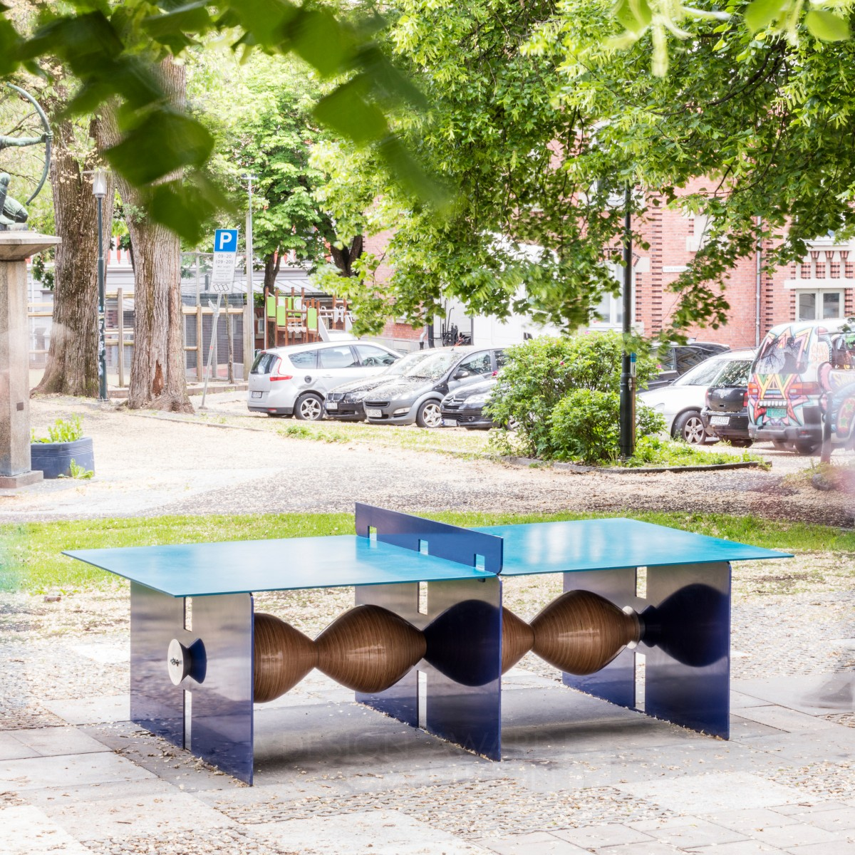 Sandane Ping Pong Table by Torgeir Stige Silver Street Furniture Design Award Winner 2020 