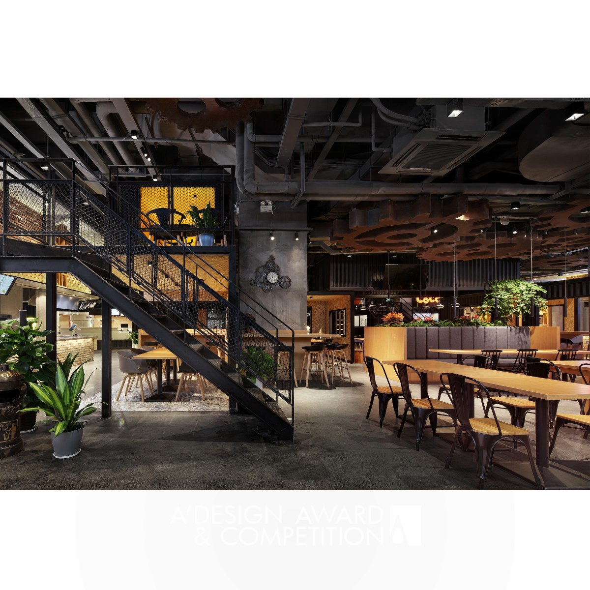 Eatime Space Dining and Working by Liang Ding and Yuefeng Zhou Silver Interior Space and Exhibition Design Award Winner 2020 