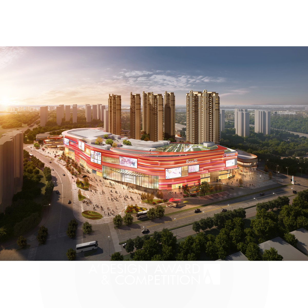 Fuzhou Show Time Square Commercial and Residential by Atelier Global Limited Iron Architecture, Building and Structure Design Award Winner 2020 