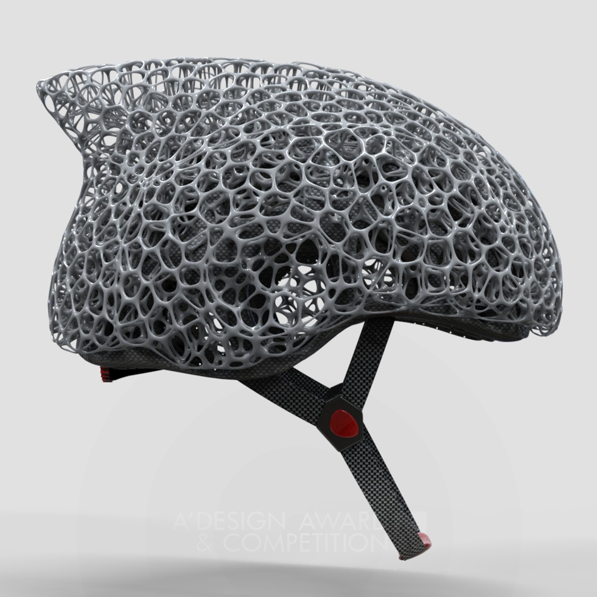 Voronoi Bicycle Helmet by Zhecheng Xu and Yuefeng Zhou Silver Safety Clothing and Personal Protective Equipment Design Award Winner 2020 