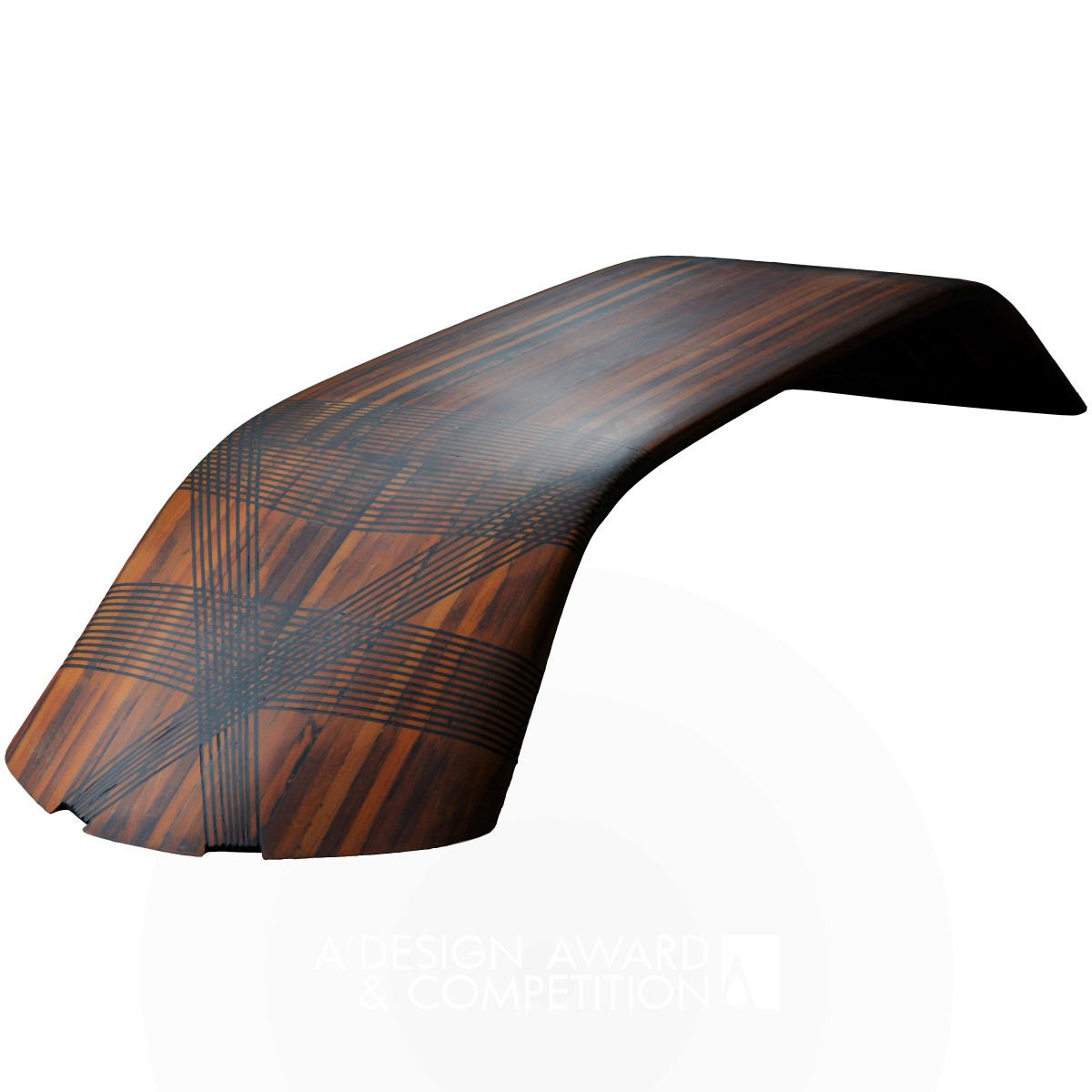 Carbon Activated Timber Bench Bench by Michael Budig and Kenneth Tracy Bronze Sustainable Products, Projects and Green Design Award Winner 2020 