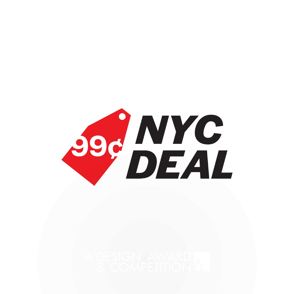 NYC Deal 99 Cent Store Brand Identity by Chi Hao Chang Bronze Graphics, Illustration and Visual Communication Design Award Winner 2020 