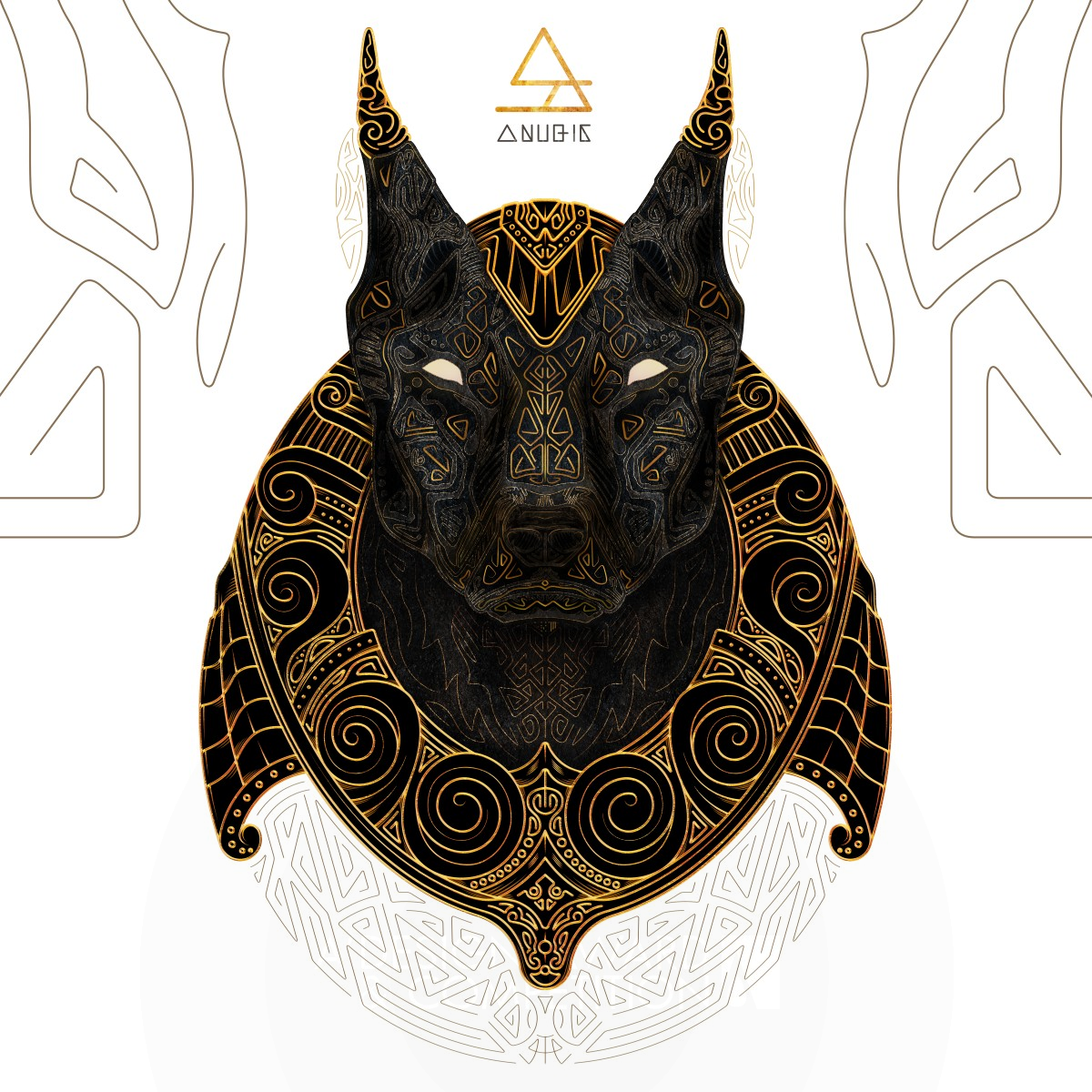 Anubis The Judge Illustration by Najeeb Barbour Iron Graphics, Illustration and Visual Communication Design Award Winner 2020 