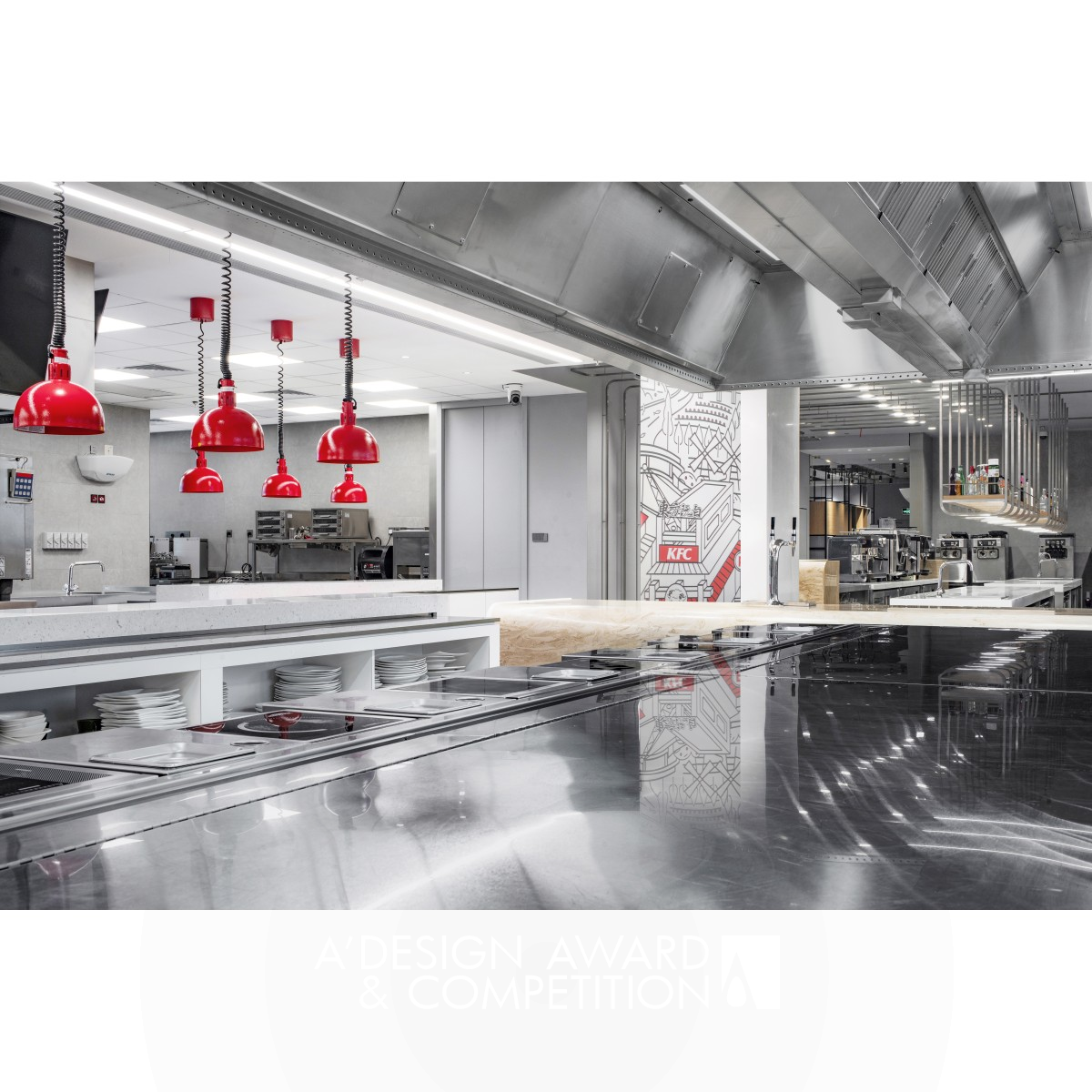 YumChina Innovation Center Kitchen Lab by Ying Chi Huang - DEVA Design Silver Interior Space and Exhibition Design Award Winner 2020 