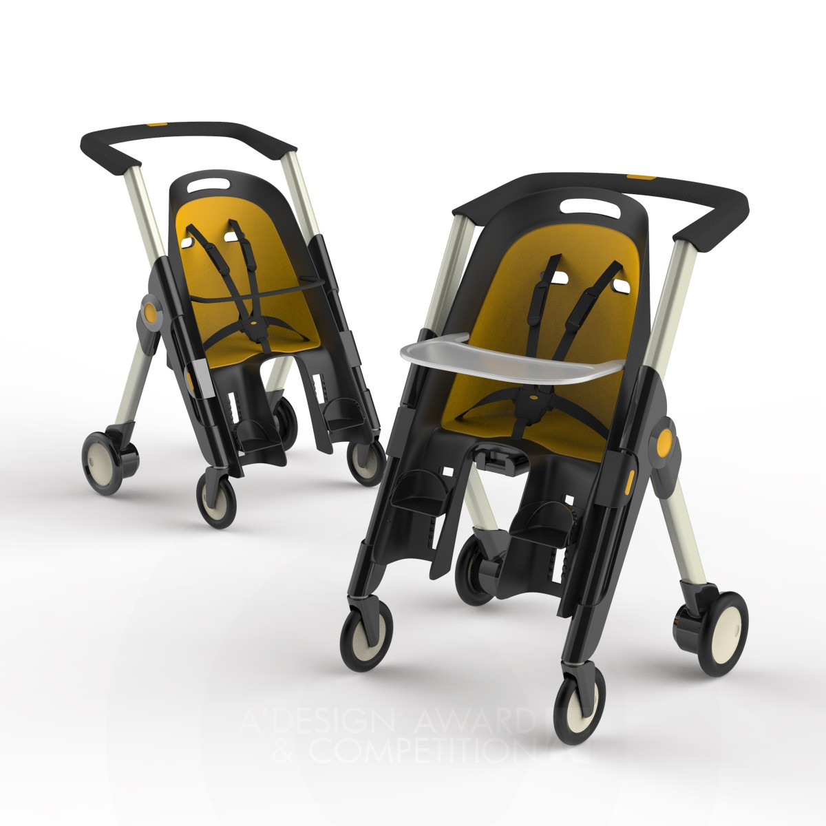 Evolutionary Stroller by Yuefeng Zhou Bronze Baby, Kids' and Children's Products Design Award Winner 2020 