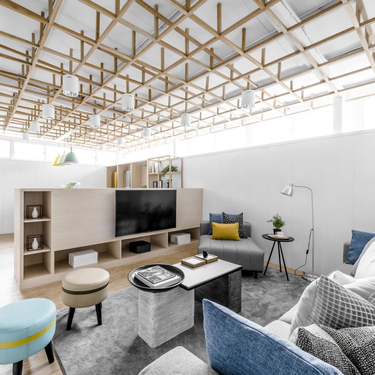 Light and Peace Office in Home by Hao Zhan Bronze Interior Space and Exhibition Design Award Winner 2020 