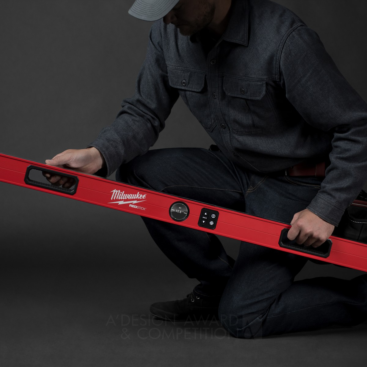 Milwaukee Redstick Digital Level by Tactile and Milwaukee Tool Design Teams Platinum Hardware, Power and Hand Tools Design Award Winner 2020 