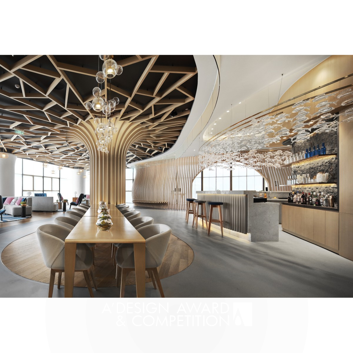 Yuanfang Fine Club Commercial Space by Jsd Space Design Golden Interior Space and Exhibition Design Award Winner 2020 